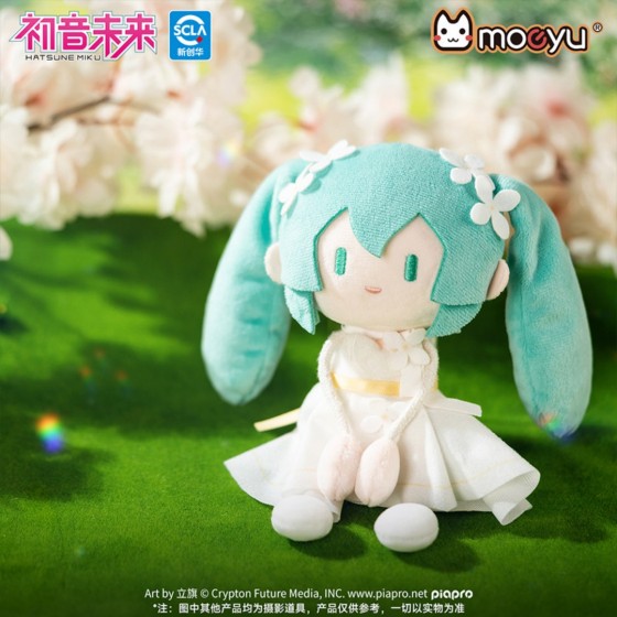 Vocaloid Hatsune Miku Summer Blossom Moeyu Miku Merch Kawaii Magnetic Doll Pendant